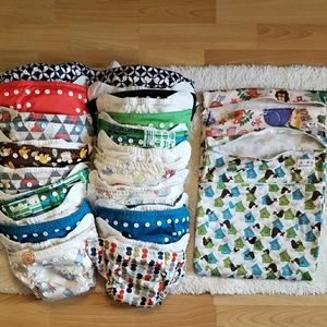 Sunbaby cloth diapers with liners
